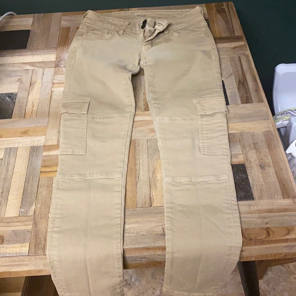 Hudson skinny jeans cargo pockets